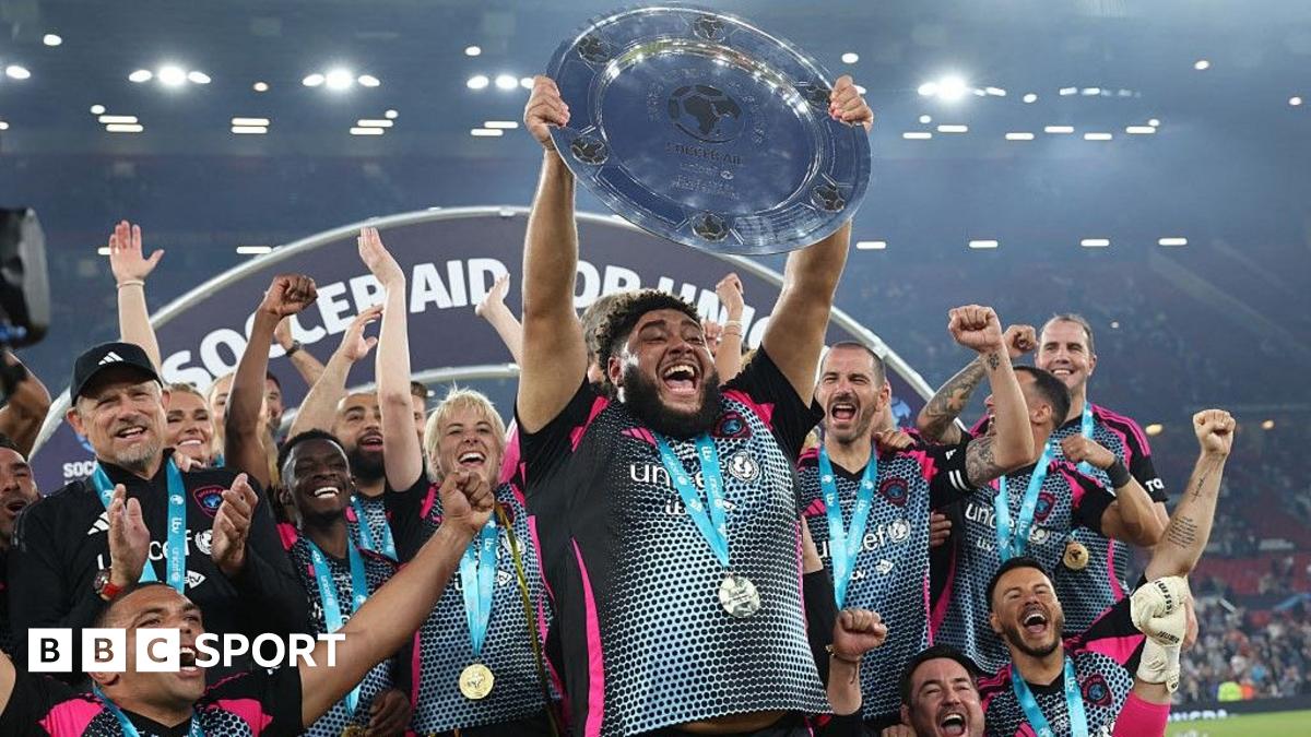Soccer Aid: Big Zuu and Carlos Tevez help World XI to victory as £15m raised for Unicef