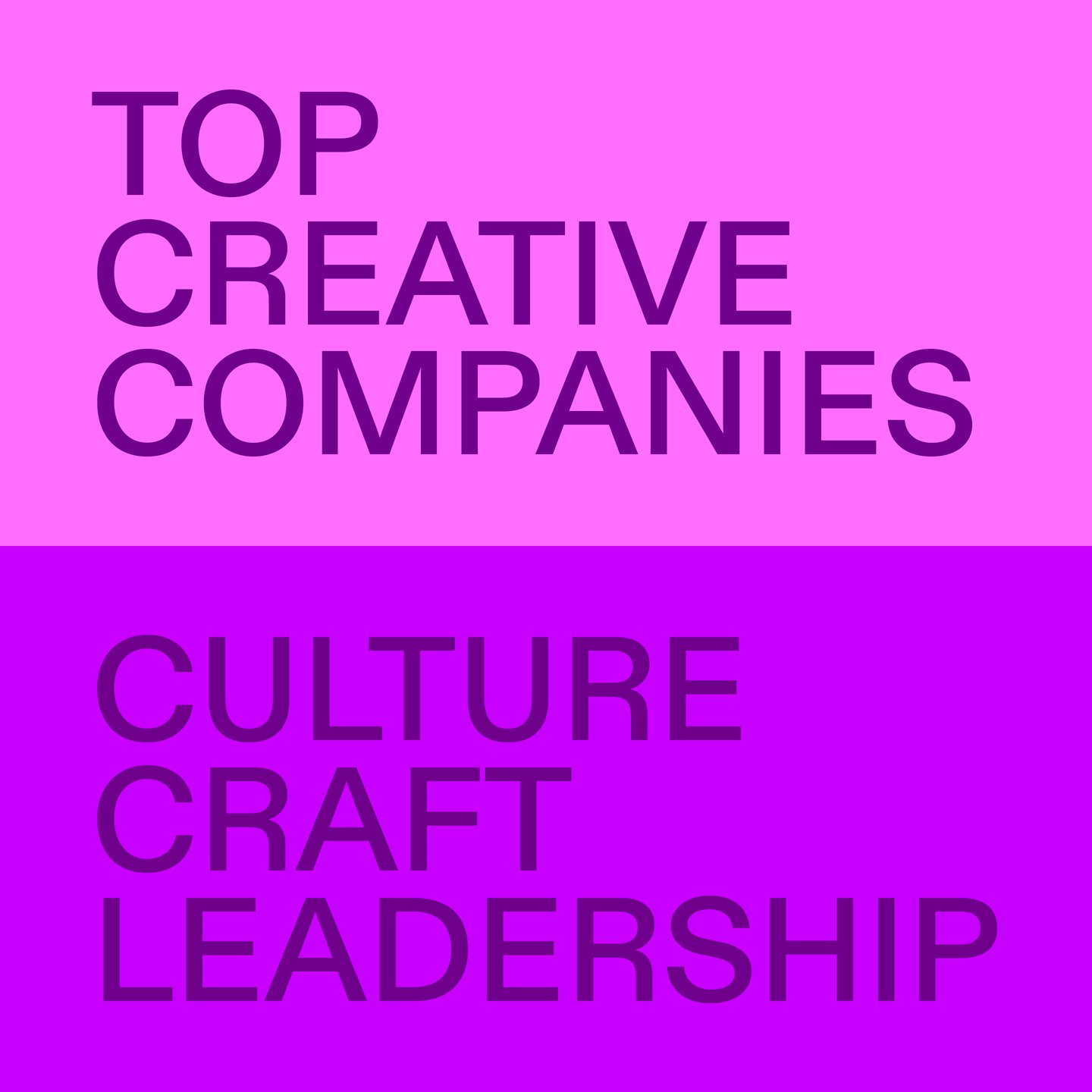 Top Creative Companies Awards is back! Enter for a chance to celebrate your creative workplace